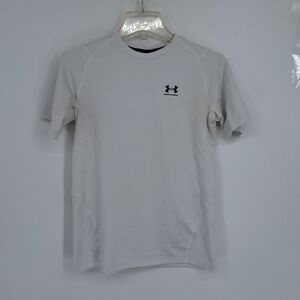 Under Armour YXL heatbear Light Gray Short Sleeve Tee